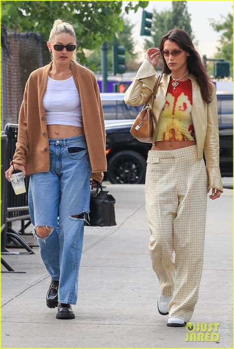 Gigi Bella Hadid Show Off Their Style During A Day Out In NYC Photo