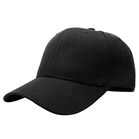 Classic Plain Constructed Curved Bill Curved Brim Adjustable Velcro