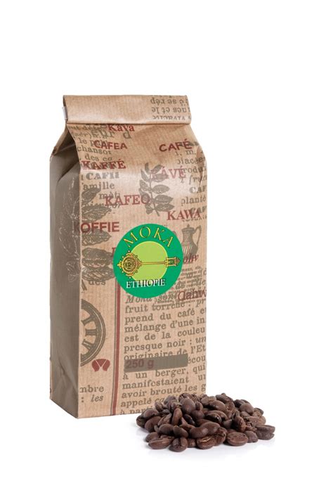 Café Spécial Moka Pure Origine Moka Ethiopie 250gr En Grain N°9 Sélection Francis Batt