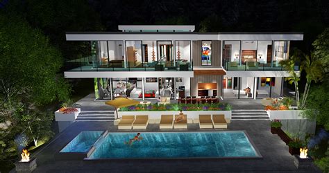 This beautiful house has 4. Two Story Modern Glass Home Design - Next Generation ...