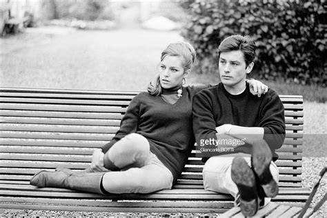 Alain Delon And Wife Nathalie Delon In France Circa 1960 Alain Delon French Cinema Actors