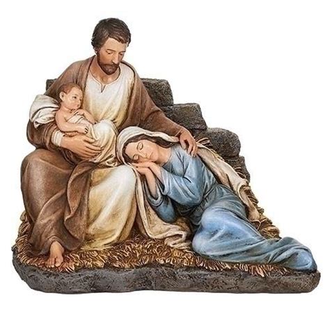 Let Mum Rest Sleeping Mary With Baby Jesus And Joseph 675 Figurine