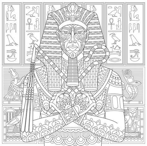 Coloriage D Egypte Le Sarcophage Du Pharaon The Best Porn Website