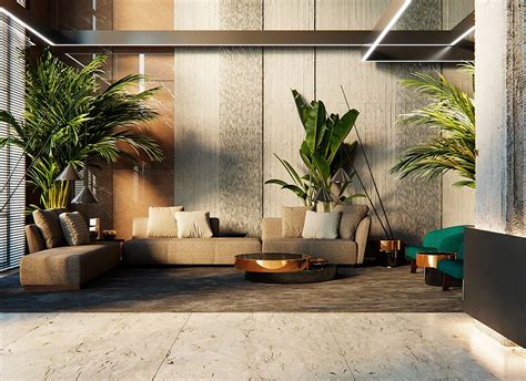 Rl On Behance Tropical Interior Design Tropical Interior Hotel