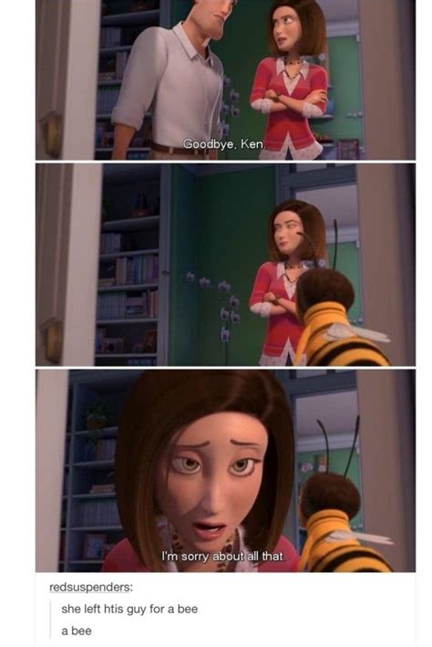 Seriously In The 2007 Animated Film Bee Movie A Human Leaves Her Fiancé For A Bee For