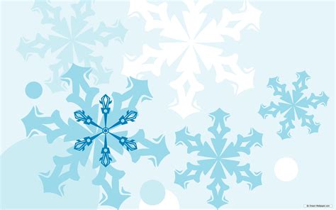 46 Winter Snowflakes Wallpaper