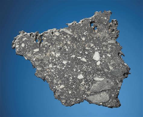 Nwa 8306 Complete Lunar Slice Lunar Meteorite Feldspathic