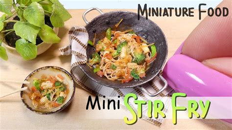 How To Stir Fry And Wok Tutorial Diy Miniature Food Sugarcharmshop