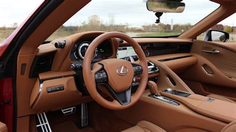 2021 Lexus Lc 500 Convertible Interior Driveway Test Photos Video