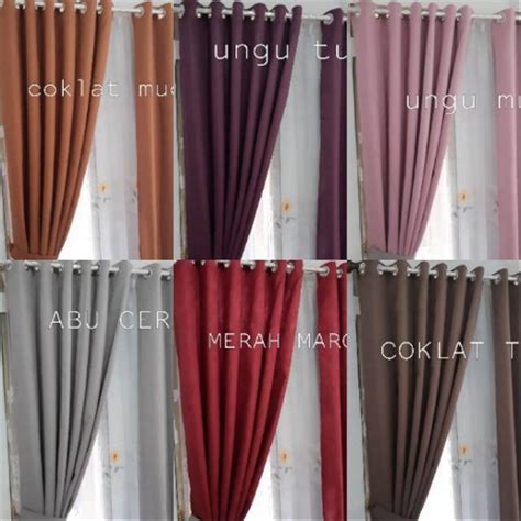 Gorden blackout cocok digunakan di ruang tidur sehingga tidak terganggu saat tidur/beristirahat dan juga terkesan minimalis. Jual gordyn gorden blackout polos bisa buat jendela atau ...