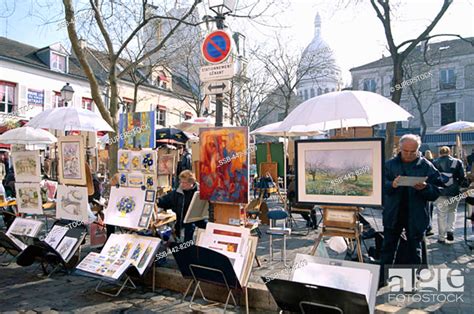 Artists Paintings And Artwork For Sale Place Du Tertre Montmartre