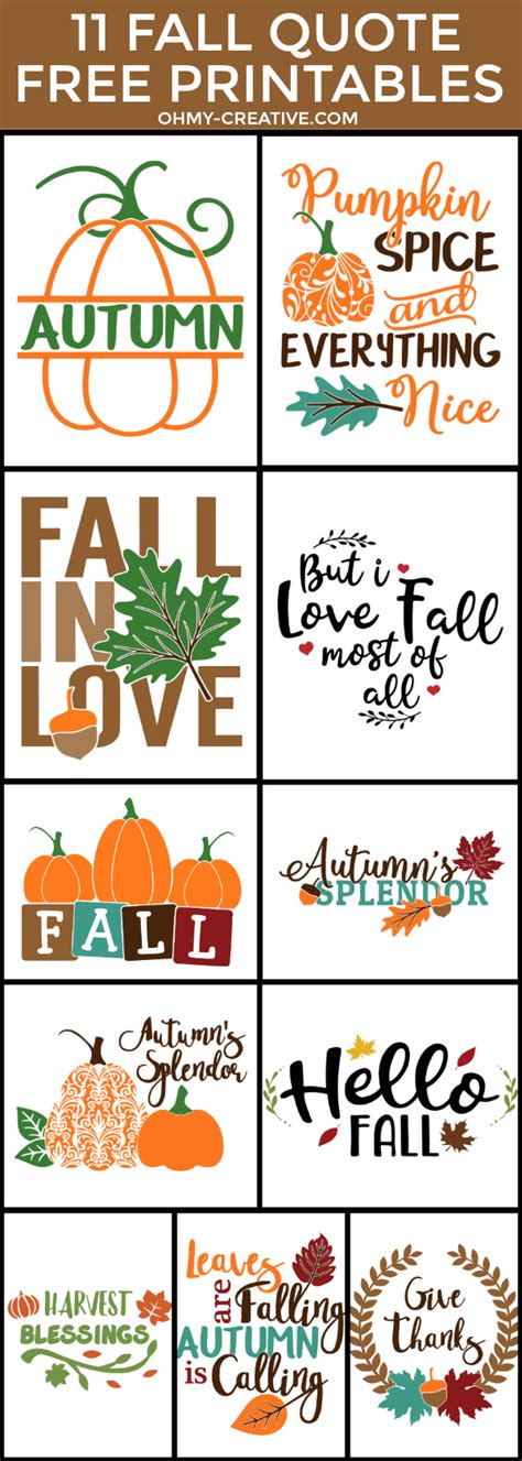 Fall Quotes Free Printables For Autumn Autumn Quotes Fall Printables