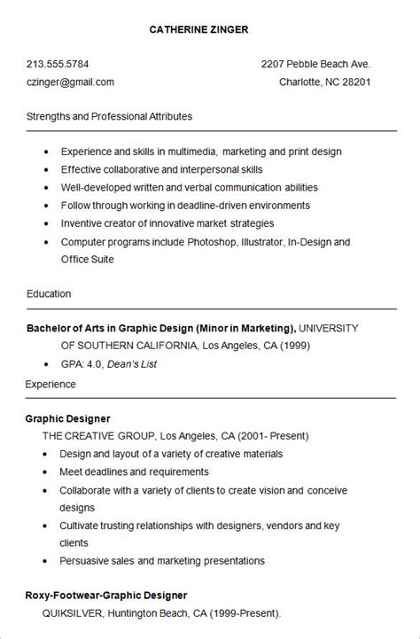 They might work on advertisements, newsletters creating an impactful graphic design resume is an essential part of the job application process. 24 Best Student Sample Resume Templates - WiseStep