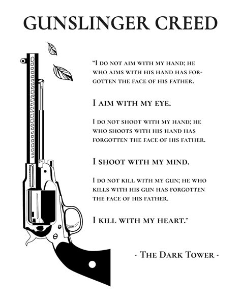 The Dark Tower Quote Stephen King Printable Wall Art The Etsy