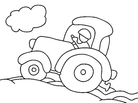 Traktor do druku kolorowanki z traktorami dla wszystkich małych fanów motoryzacji. Obrazki Do Kolorowania Dla Dzieci Traktory