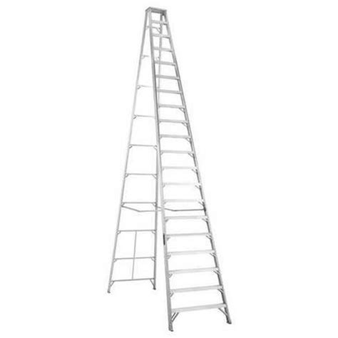 Louisville Ladder 20 Foot Aluminum Step Ladder Type Ia 300 Pound Load