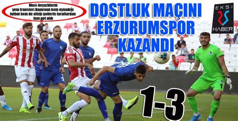 Kayserispor, ankaragücü maçı hazırlıklarına başladı. Dostluk maçını Erzurumspor kazandı
