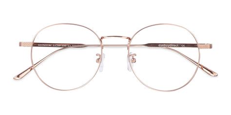 geometry round rose gold full rim eyeglasses eyebuydirect rose gold glasses eyeglasses