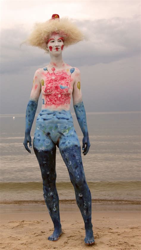Nude Beach Body Painting Upicsz Com Sexiz Pix