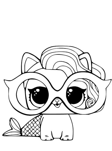 Select from 35587 printable crafts of cartoons, nature, animals, bible and many more. Kids-n-fun.com | Coloring page L.O.L. Surprise Pets LOL Pets