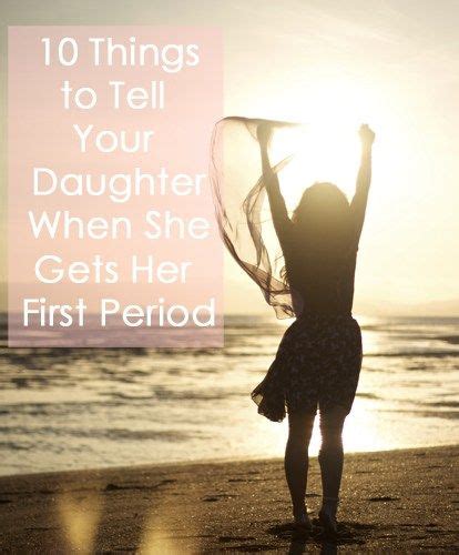 What To Tell Your Daughter When She Starts Her Period Mom Daughter