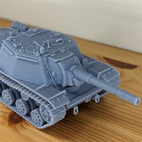 3D Printable SU 152 Heavy SPG USSR WW2 By Wargame3d