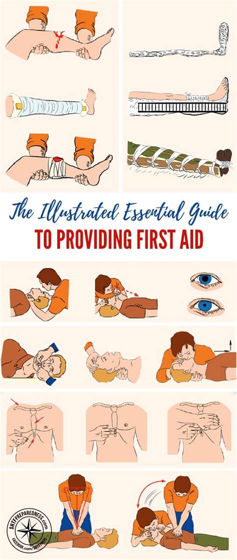The Illustrated Essential Guide To Providing First Aid First Aid Tips