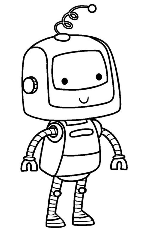 Robot Coloring Pages Free Printable Coloring Pages For Kids