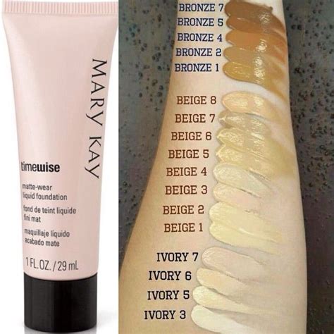Beige 2 Timewise Luminous Wear Liquid Foundation In 2019 Mary Kay