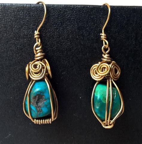 You Have To See Handmade Wire Gemstone Earrings By Patricia Locht