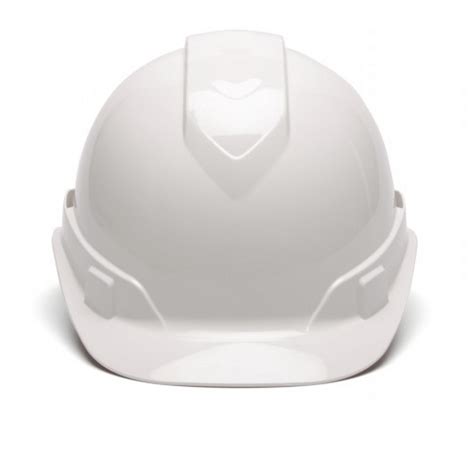 Pyramex Ridgeline Cap Style Hard Hat 4pt Suspension White