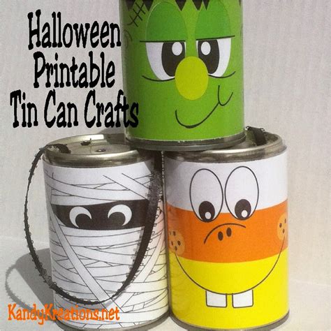 Easy Halloween Decorations Free Printables For Tin Can