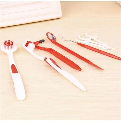 8pcs Resin Dental Tool Set Kit Dentist Teeth Clean Hygiene Picks Scaler Mirror Oral Care Dental