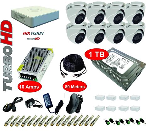Complete 8 Cctv Camera Installation Kit With 1tb Memory Free Guide