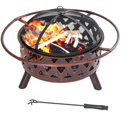 Over 20 years of experience to give you great deals on quality home products and more. Merax Patio Outdoor Cast Iron Bowl Fire Pit Fire Bowl ...