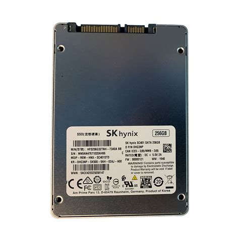 Maybe you would like to learn more about one of these? HG3NP Dell SK HYNIX SC401 256GB SATA 6GBPS 2.5'' SSD Solid State Drive 740617271362 | eBay