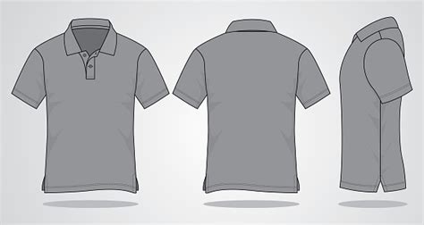 Blank Polo Shirt For Template Stock Illustration Download Image Now