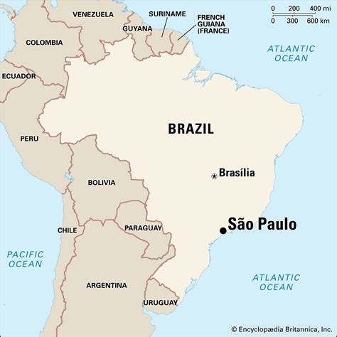 Brazil Map With Cities And States