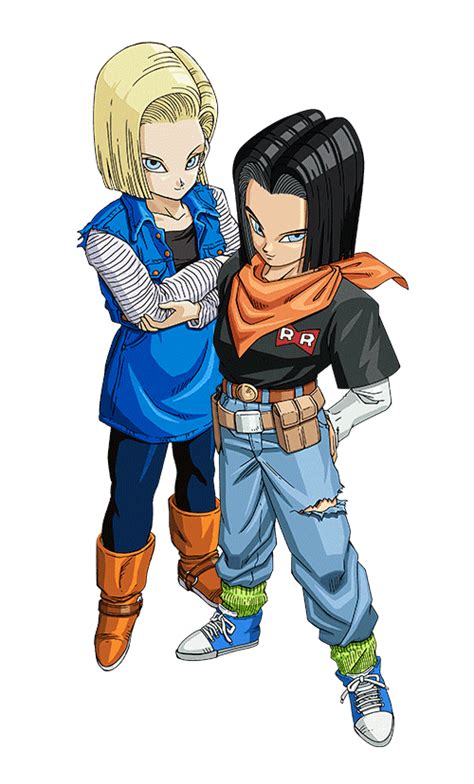 Android 17 Android 18 Render 3 By Maxiuchiha22 On Deviantart