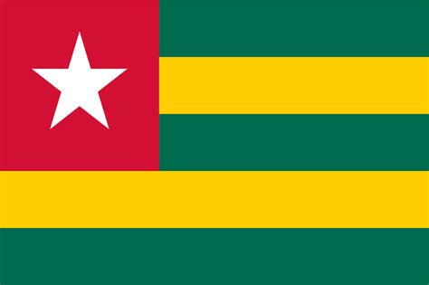 Printed Togo Flags Flags And Flagpoles