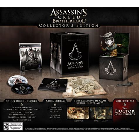assassin s creed brotherhood collector s edition ps3 us version amazon de games assassin s