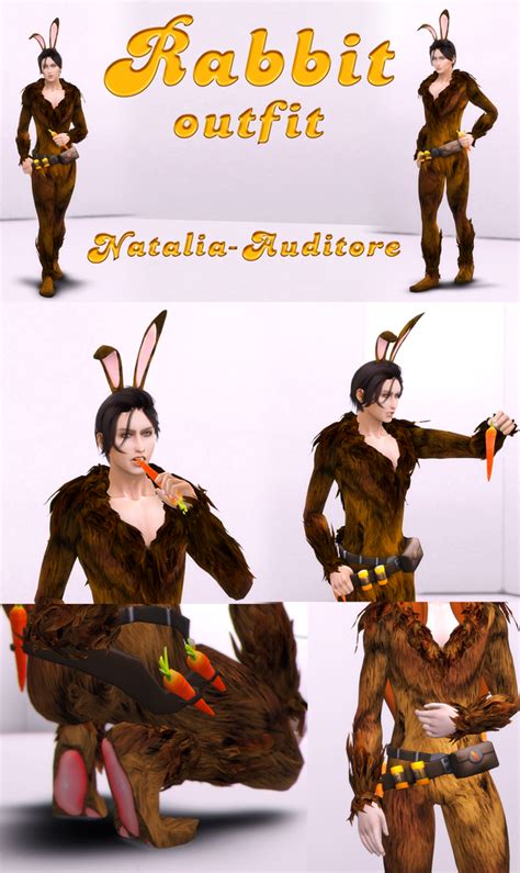 Rabbit Outfit Natalia Auditore On Patreon Sims 4 Cc Eyes Sims 4