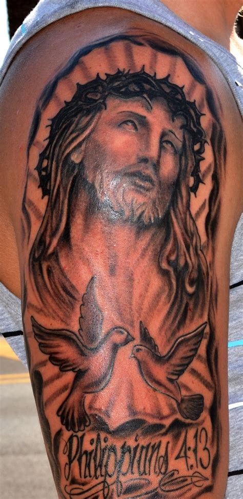 jesus christ tattoo adrianatudem tattoo
