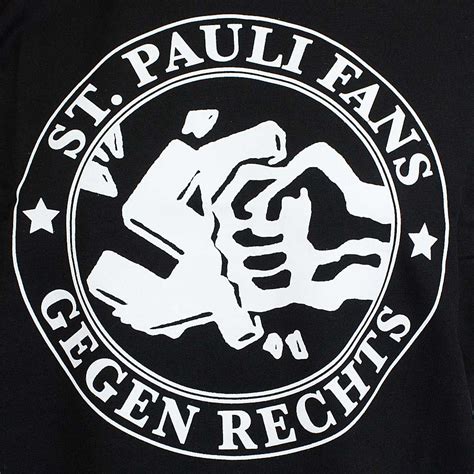Afm = abteilung fördernde mitglieder St.Pauli T-Shirt Gegen Rechts schwarz - hier bestellen!