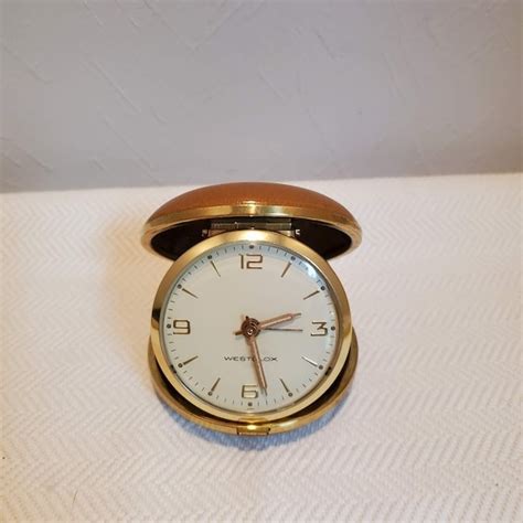 Vintage Westclox Travel Alarm Clock Etsy