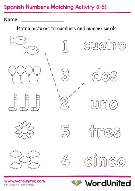 Spanish Numbers 1 1000 Worksheet Worksheets For Kindergarten