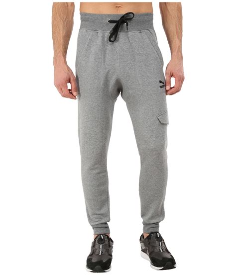 Lyst Puma Cargo Sweat Pants In Gray For Men