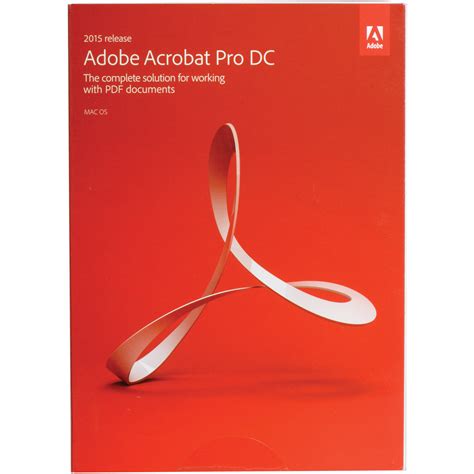 Adobe Acrobat Pro Dc 2015 Mac Boxed 65258092 Bandh Photo Video