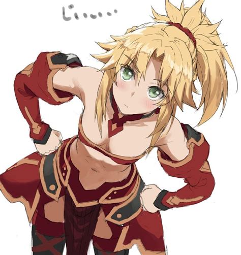 Mordred Pendragon • Saber Thicc Drawing Base Fate Apocrypha Mordred Character Art