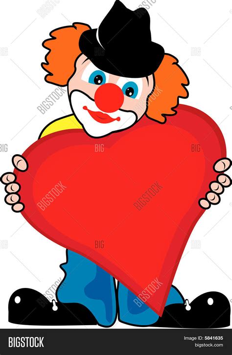 Small Clown Big Heart Vector And Photo Free Trial Bigstock